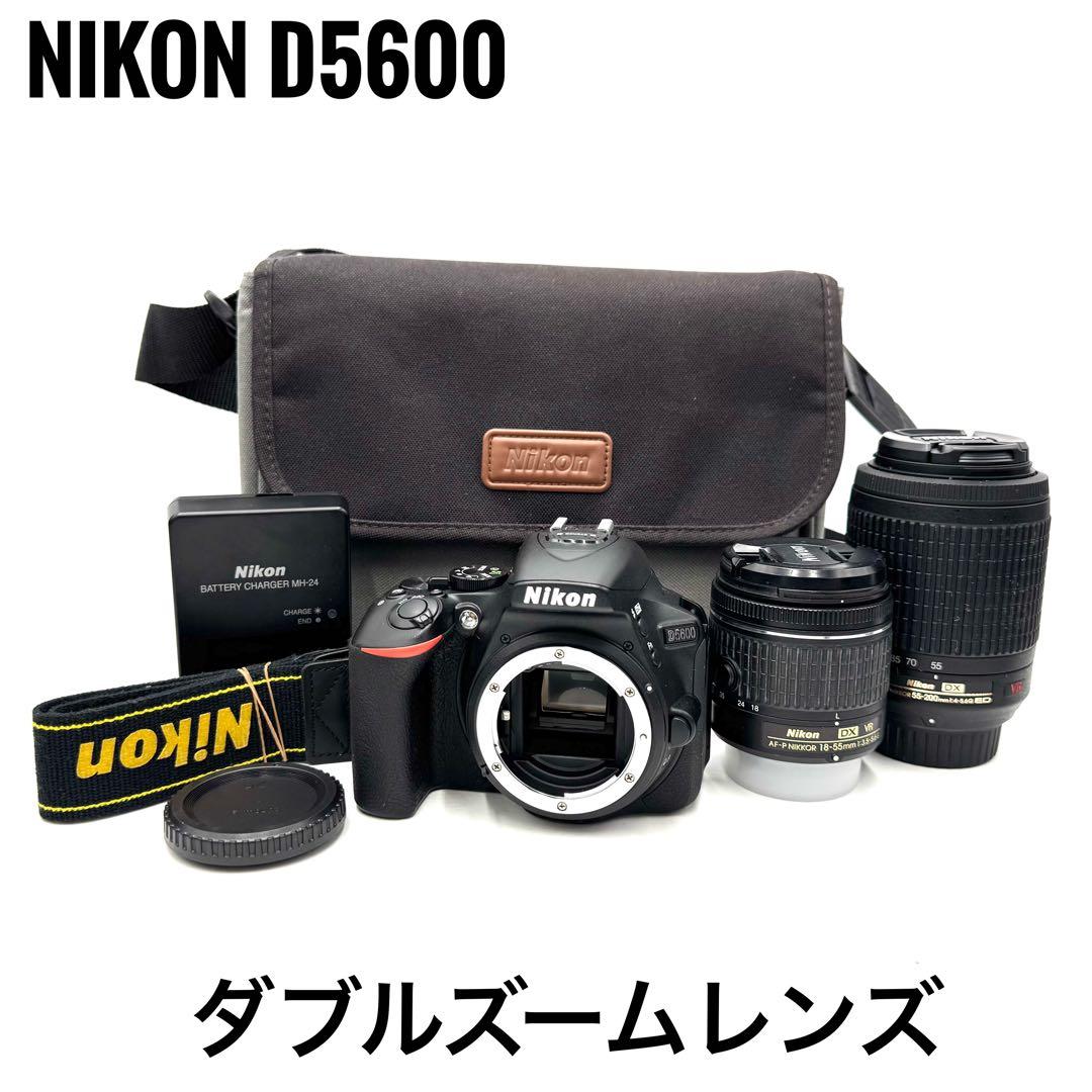 ❁動作良好❁Wi-Fi搭載❁Nikon ニコン D5600 ダブルレンズセット
