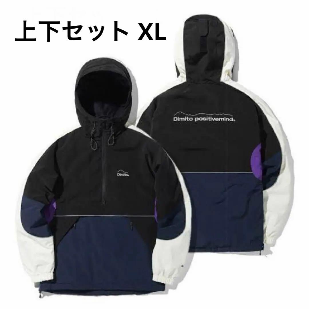 Dimito スノーウェア 上下セット ブラックXL