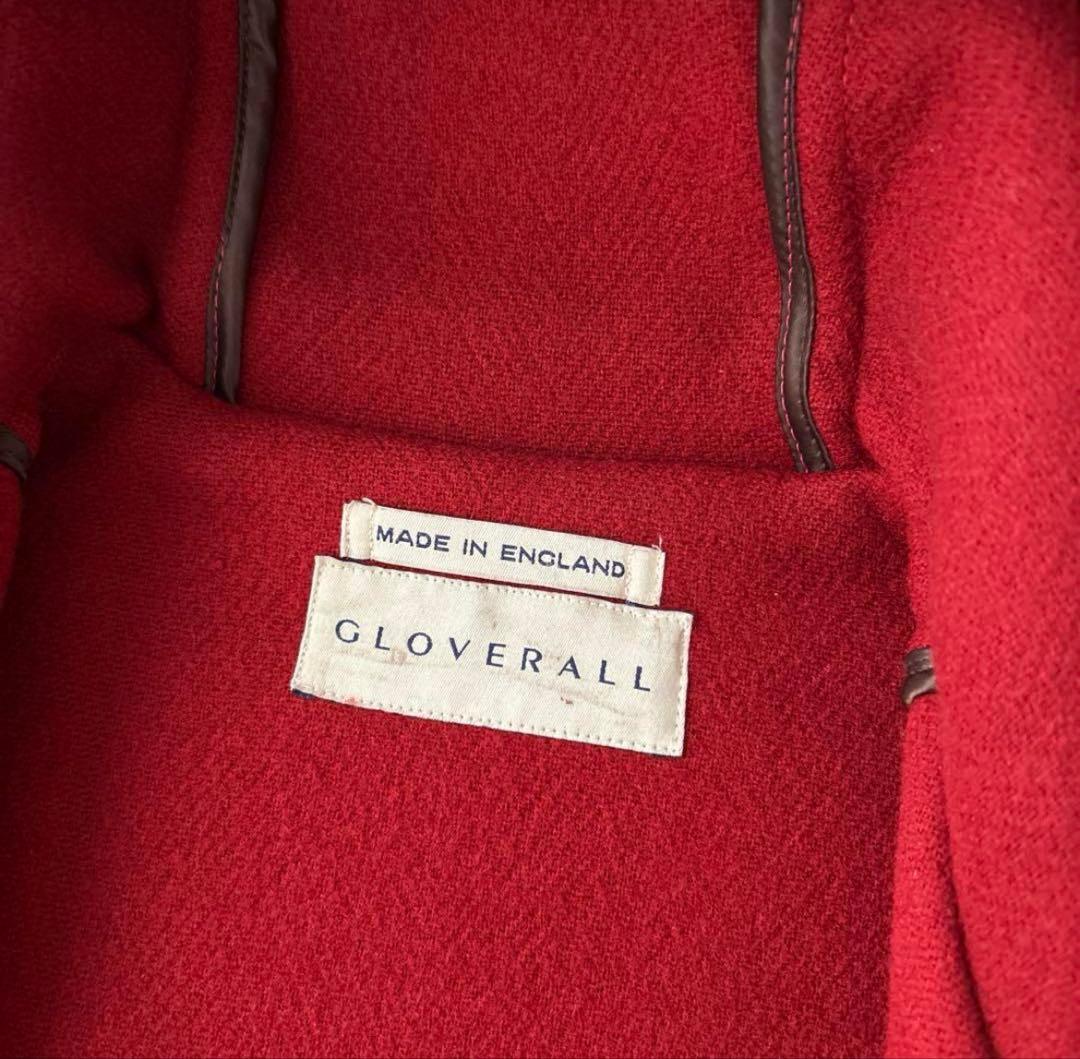 グローバーオール　ダッフルコート　L 赤　レッド　旧白タグ　美品