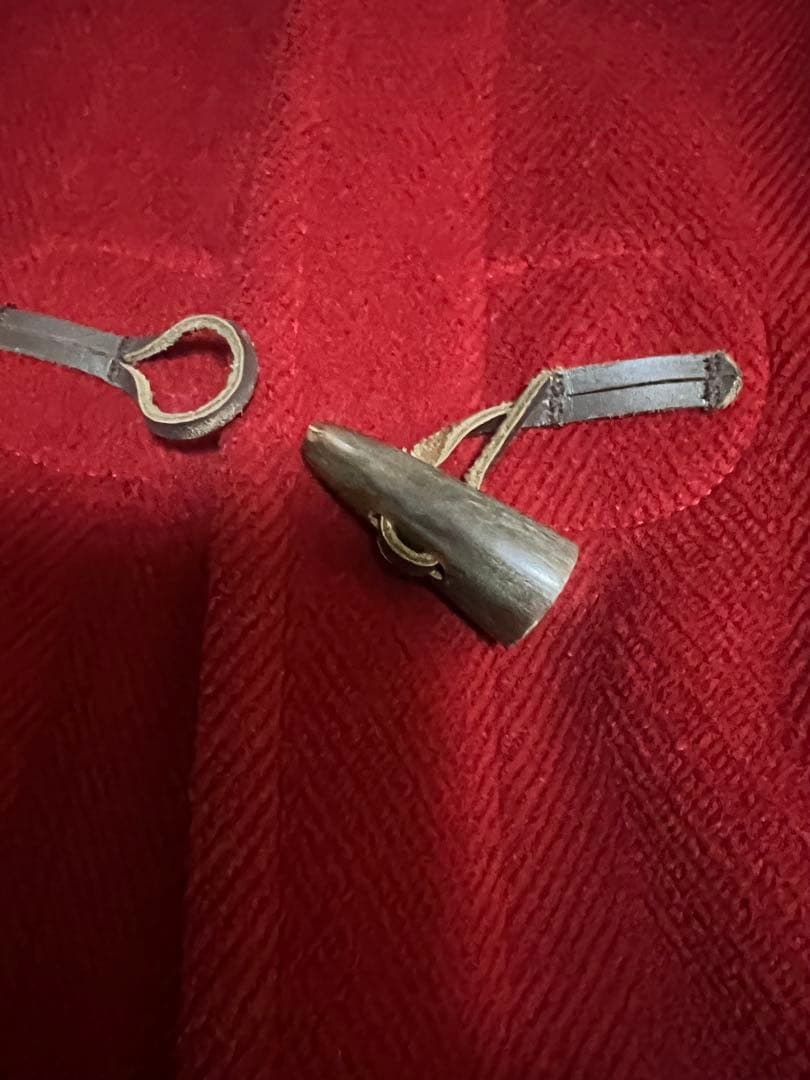 グローバーオール　ダッフルコート　L 赤　レッド　旧白タグ　美品