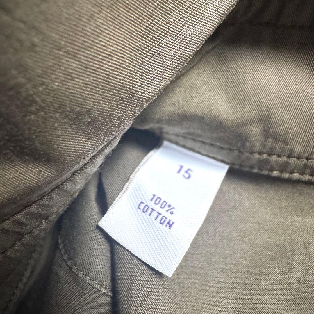 最高級 ラルフローレン パープルレーベル イタリア製 ドレスシャツ オリーブ M