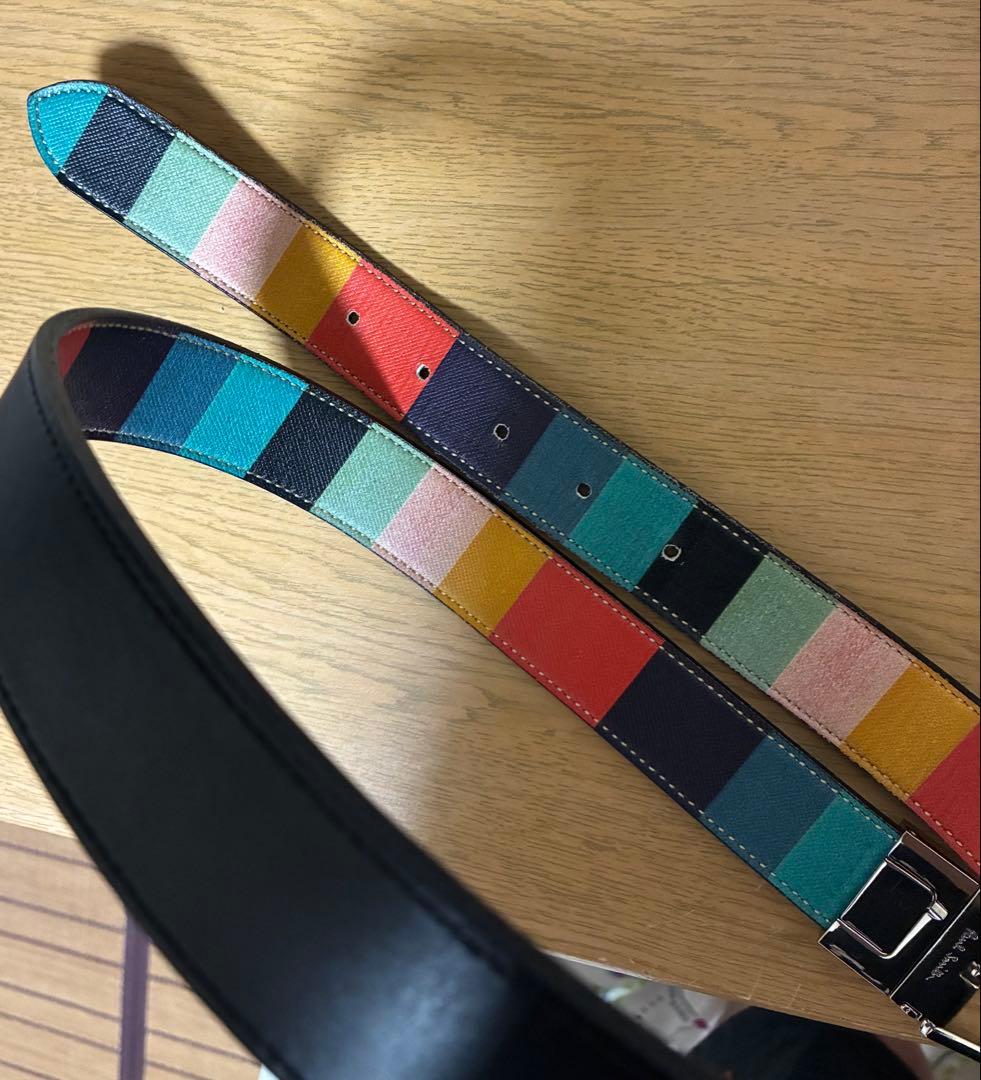 ポールスミス 牛革リバーシブルベルト