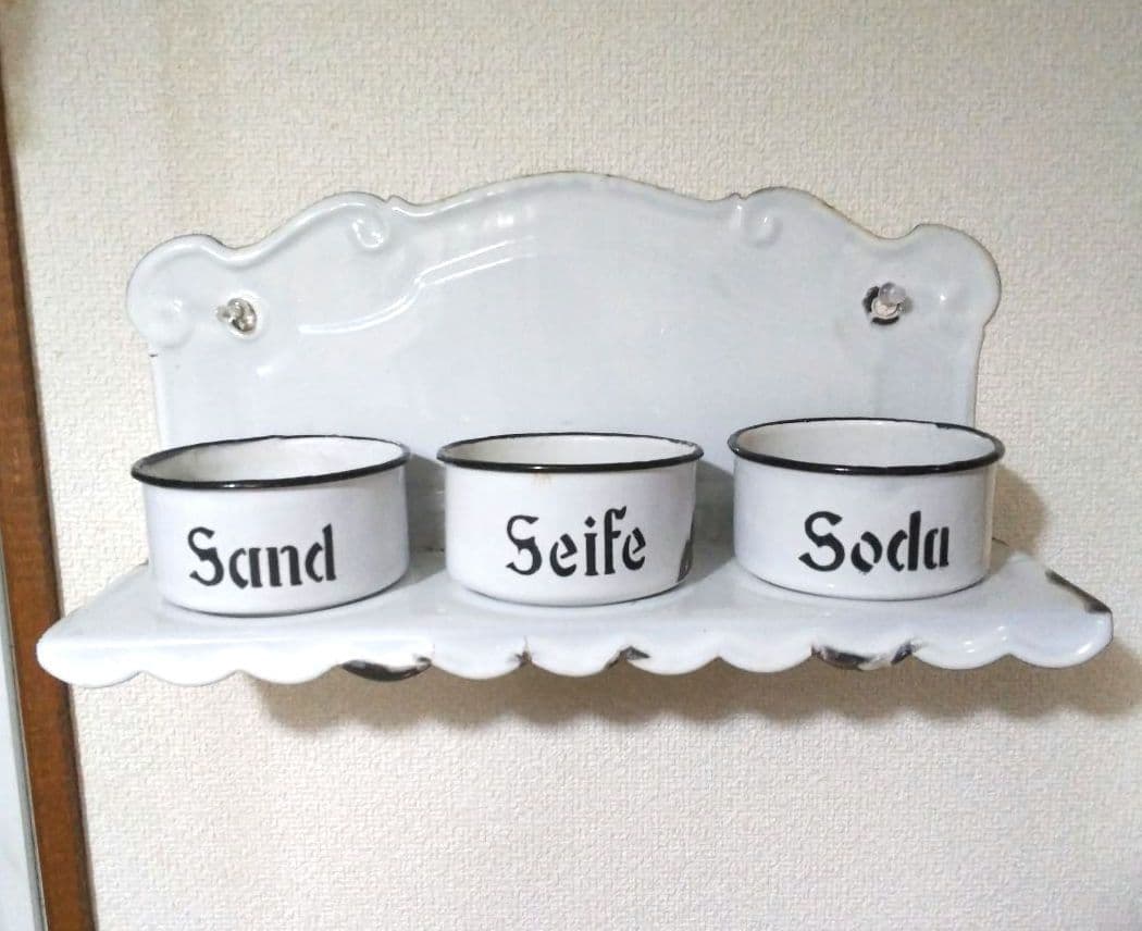 フランスアンティーク ホーロー サボンラック ブロカント 蚤の市