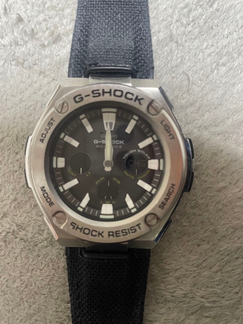 G-Shock W330C シルバー 完全防水 G-STEEL アナログ