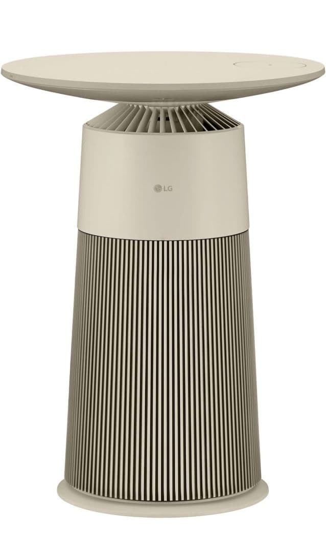 LG サイドテーブル型空気清浄機 AS207PBU0 12畳用 サンドベージュ