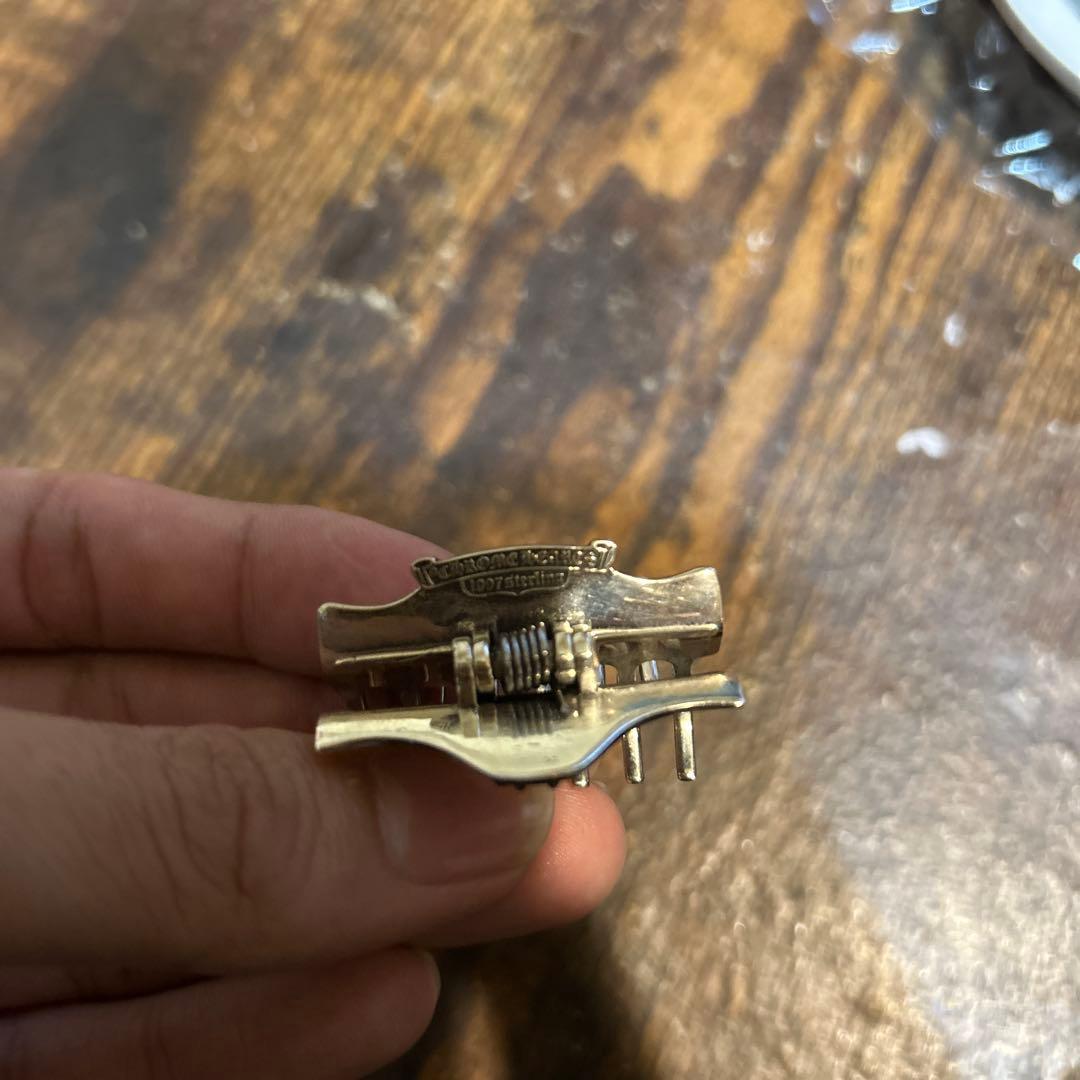 Chrome Hearts CHクロス ヘアクリップ シルバー