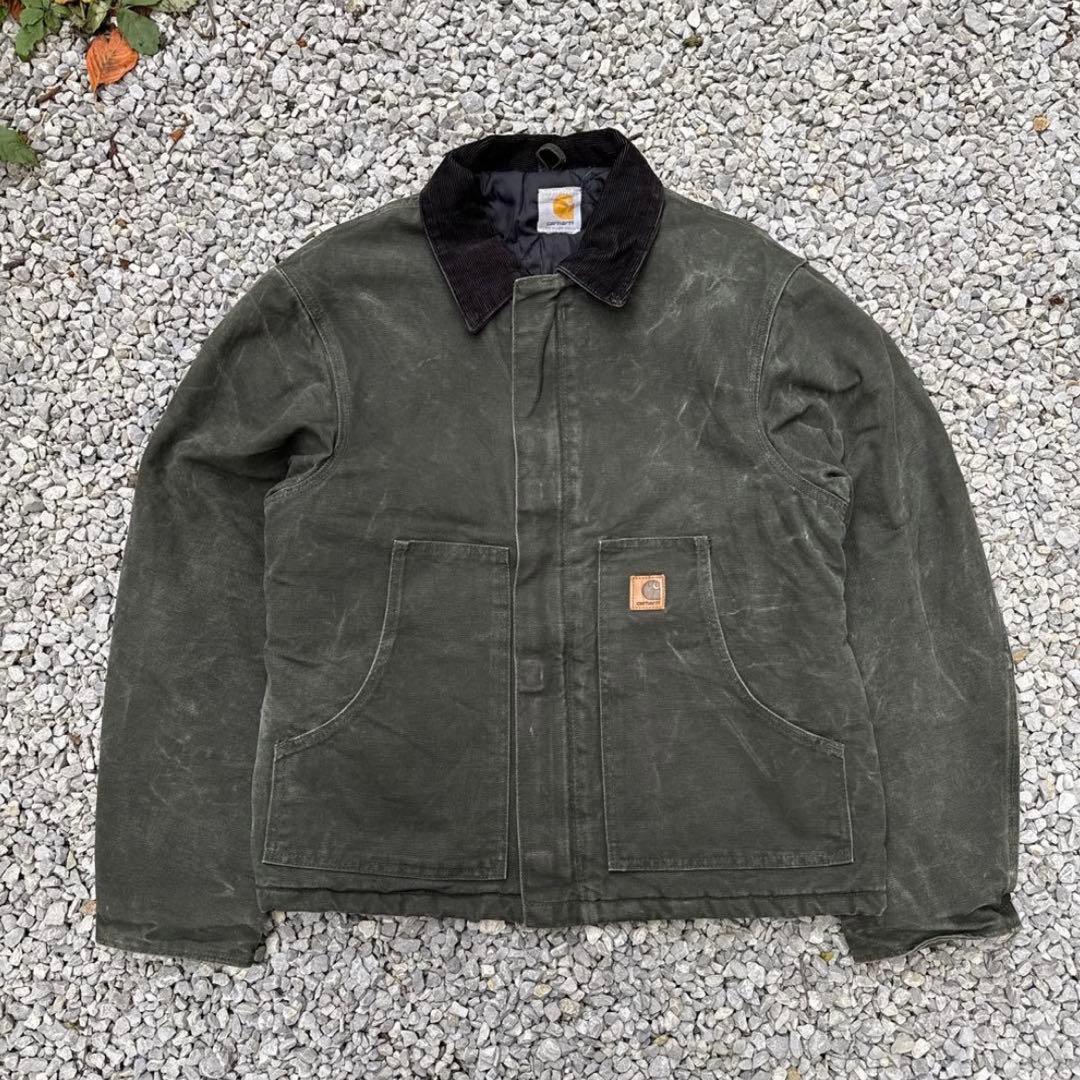 カーハート　トラディショナルジャケット J22モスグリーン