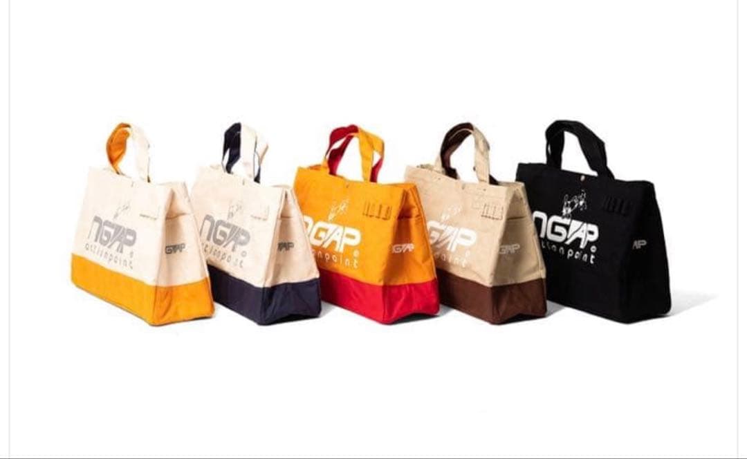 NGAP、SKOLOCT トートバッグ BLACK×BLACK L