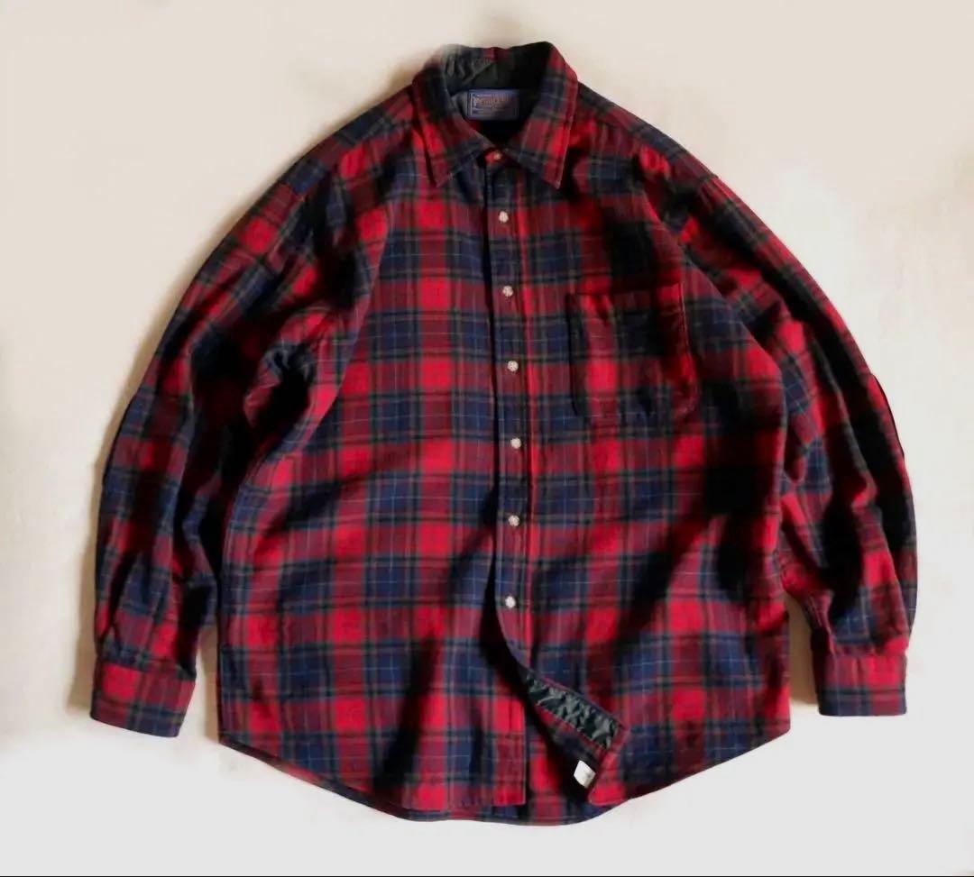 80's アメリカ製 ペンドルトン ロッジシャツ 好配色