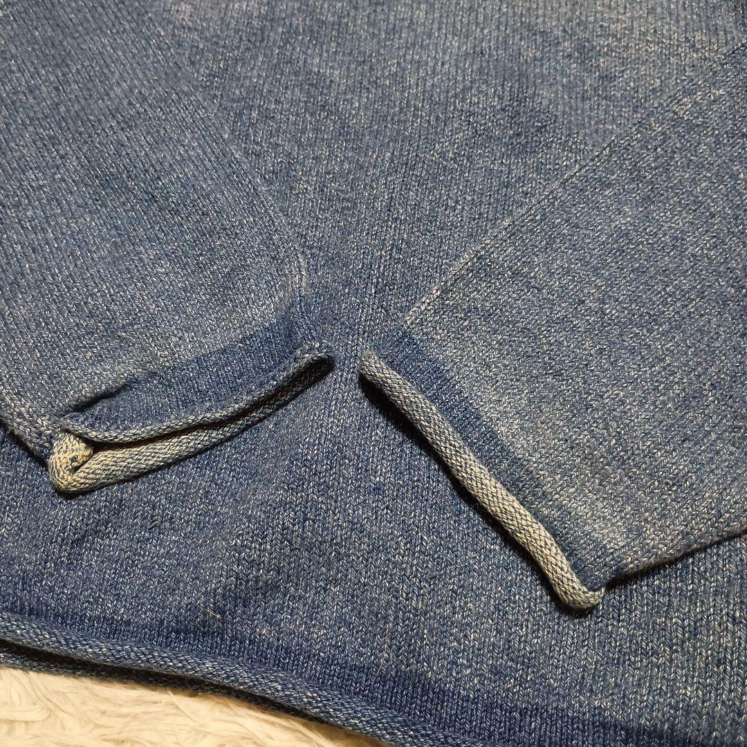 【Michael Ross】90s デニムセーター S インディゴ 藤原ヒロシ