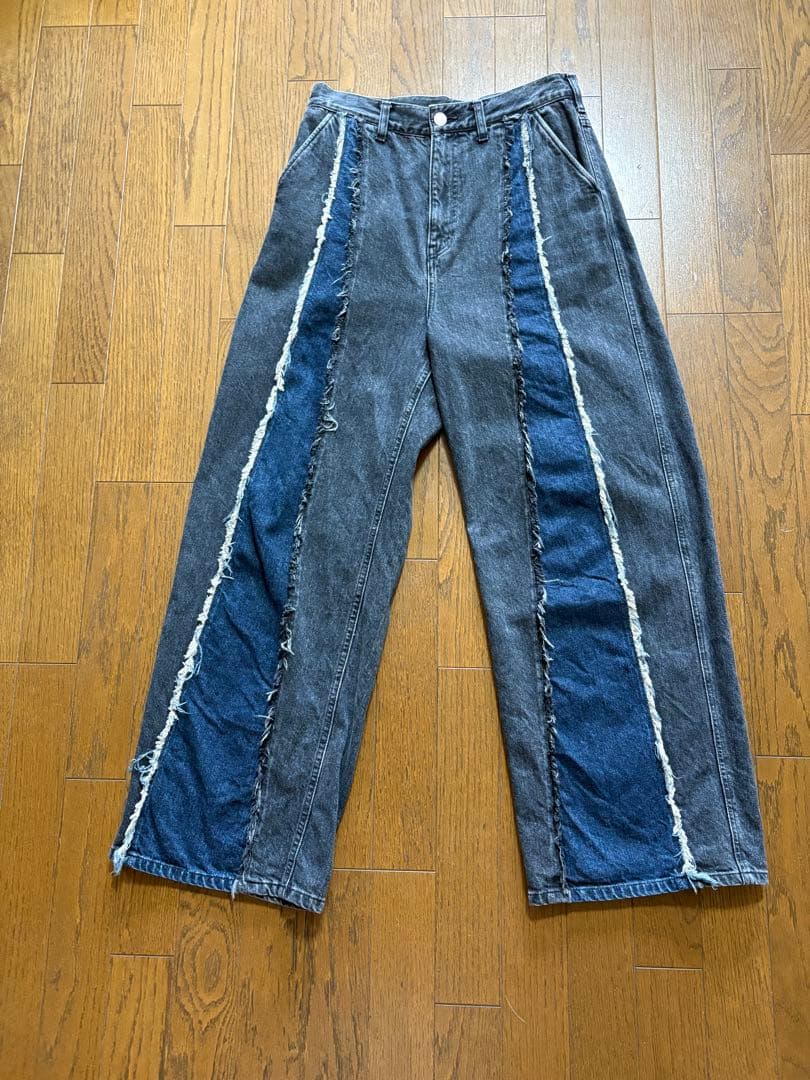 パンツ Jieda 22aw SWITCHING OVER DENIM PANTS