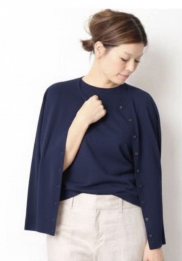 ドゥーズィエムクラス　アンサンブル　　ネイビー　金ボタン