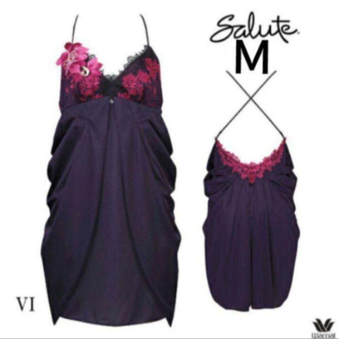 Salute サルート Ｍ ランジェリードレス ヴァイオレット 定価24200