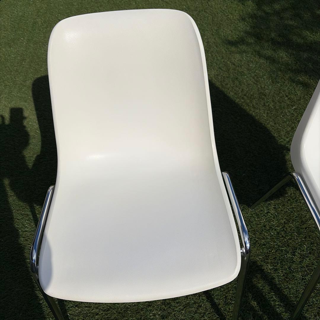 【美品】イタリア製　bericoplast スタッキングチェア 廃盤　2脚セット