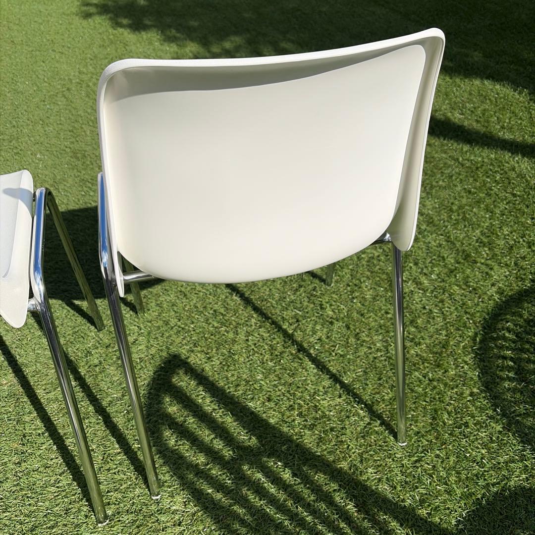 【美品】イタリア製　bericoplast スタッキングチェア 廃盤　2脚セット