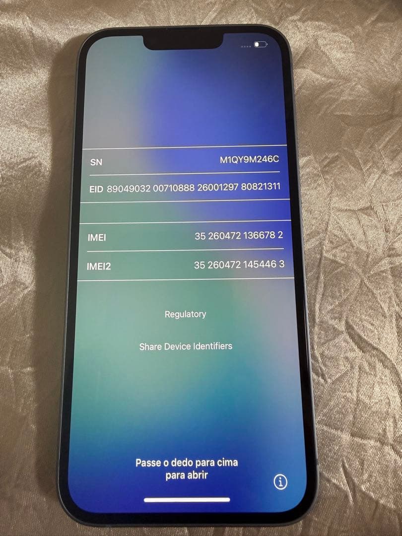Apple iPhone 14青色 本体