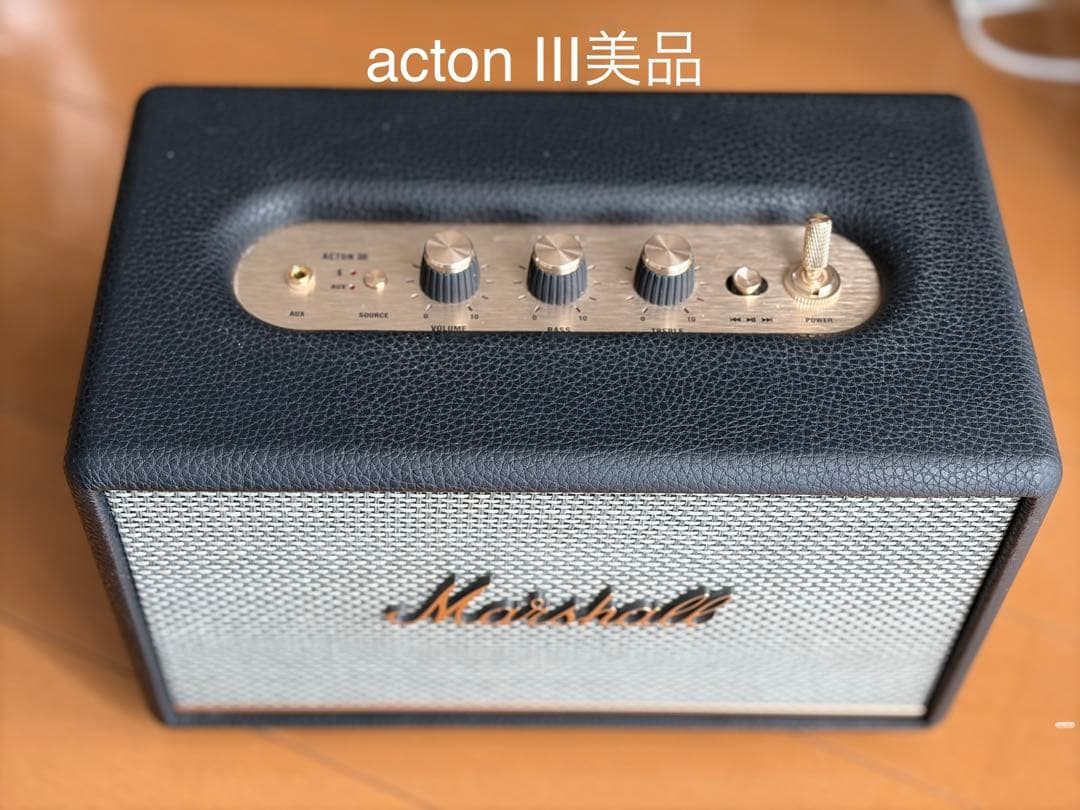 Marshall Acton III 美品 ワイヤレススピーカー