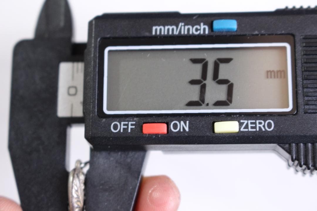 30s　スウィートハートジュエリー 　アールデコ 古着　渦巻　 波　NAVY