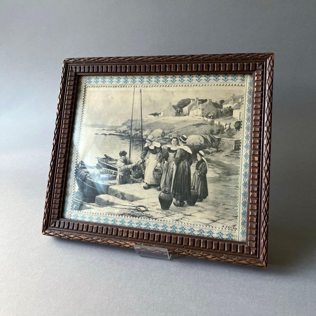 P.PASCAL アンティーク ウッドフレーム ART FRANCE