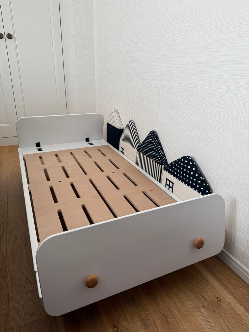 延長ボード付★HOPPLE BEBEDキッズベッド