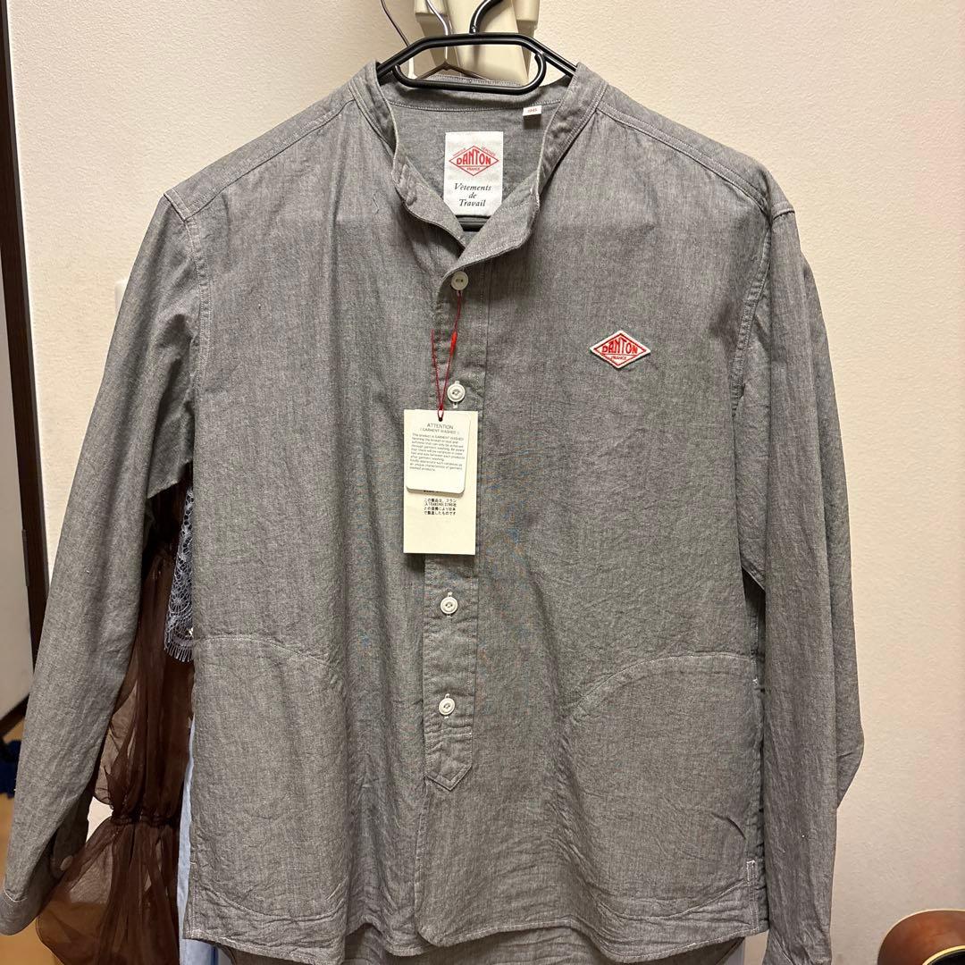DANTON 長袖シャツ グレー 36