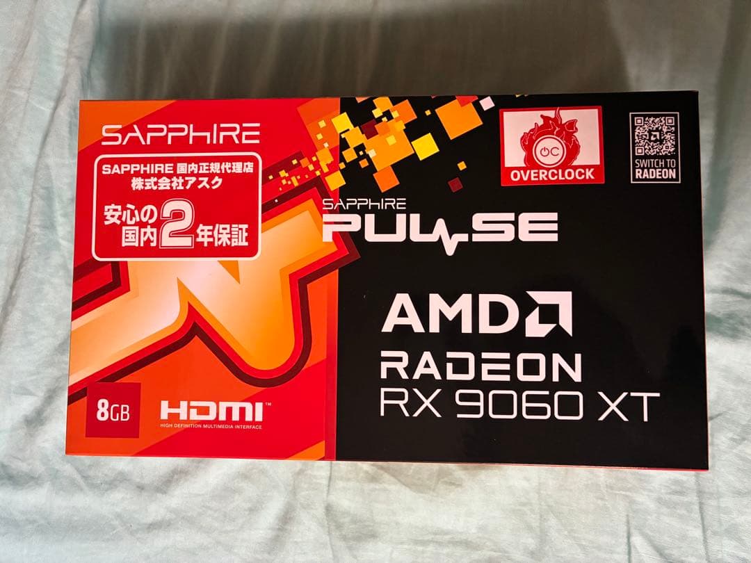 グラフィックボード・グラボ・ビデオカード SAPPHIRE Radeon RX 9060 XT 8GB