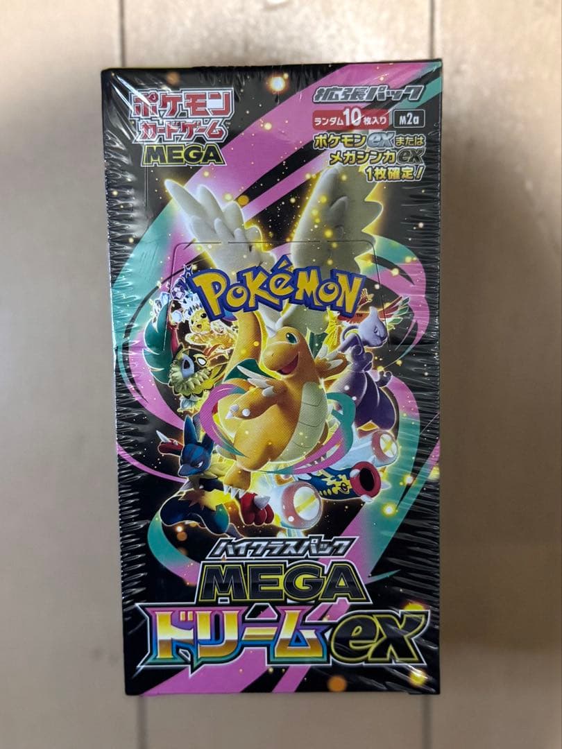 ポケモンカードゲーム MEGAドリームex 1box シュリンク付き