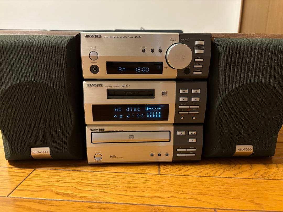KENWOOD ミニコンポ R-SA7 DW-SA5 本体＋スピーカーセット