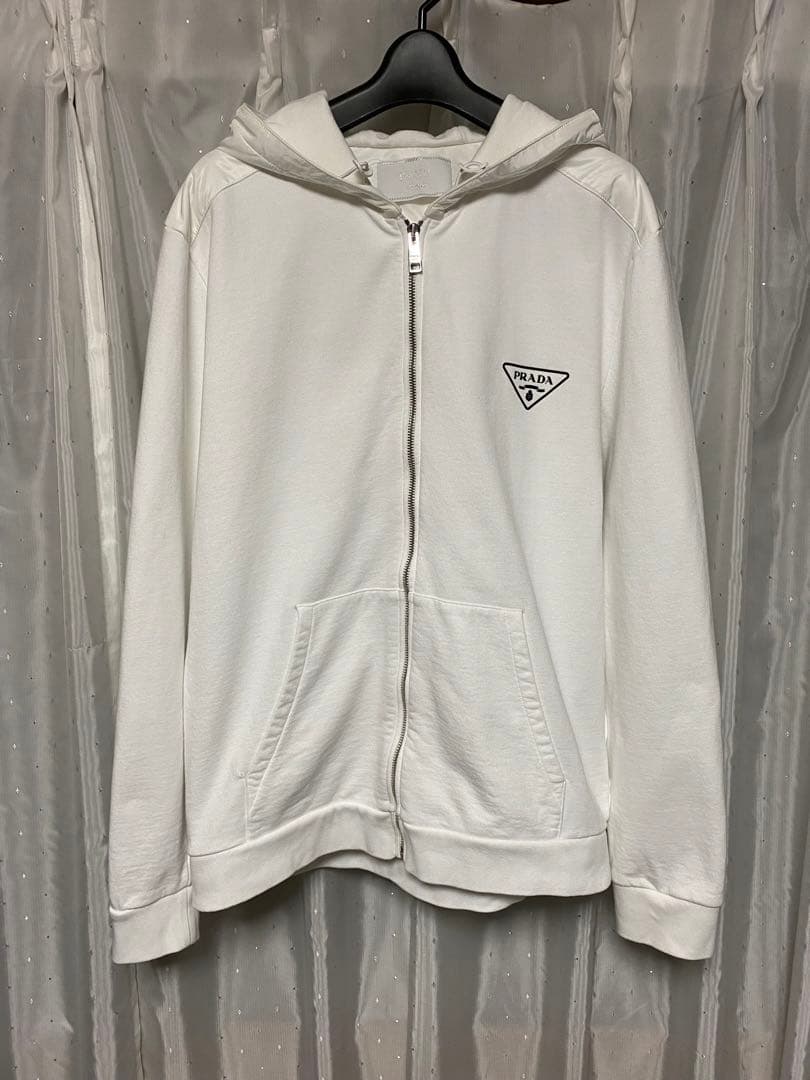 PRADA 2022 ジップパーカー ナイロンドッキング