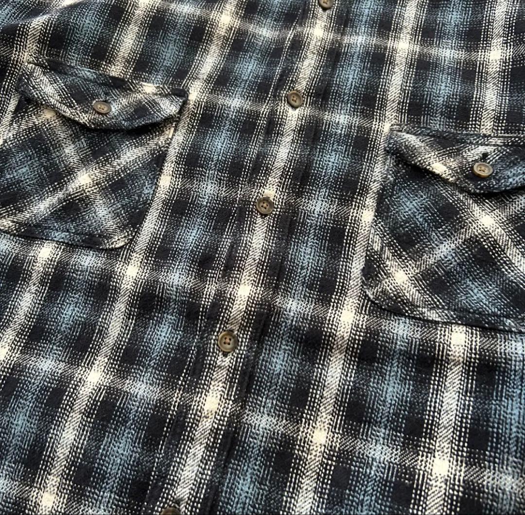 stjohnsbay セントジョンズベイ　ブラックオンブレシャツ