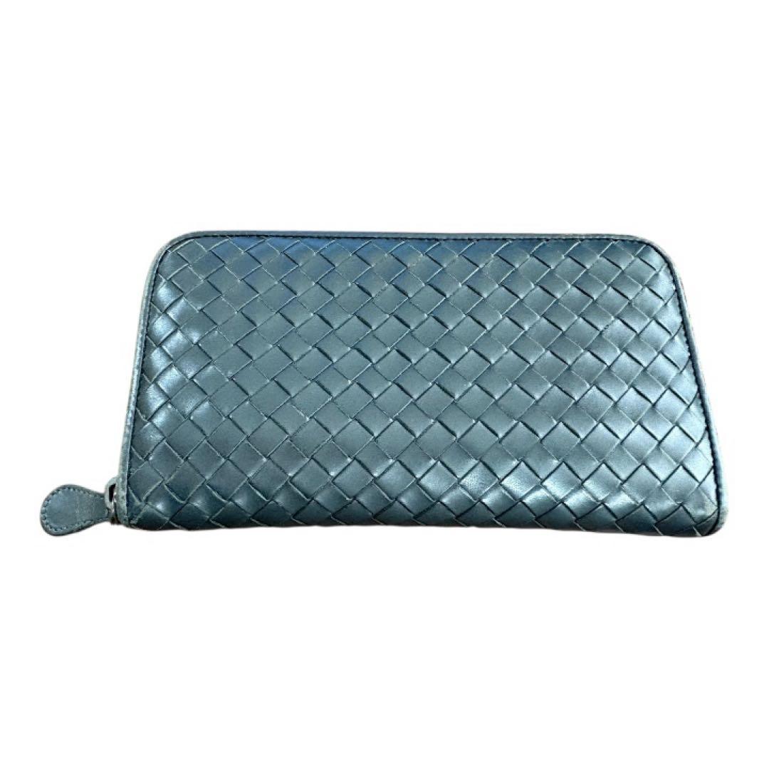 週末セール‼️Bottega Veneta 編み込みレザー長財布