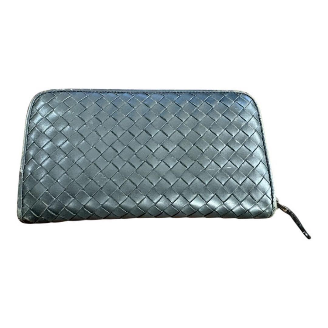 週末セール‼️Bottega Veneta 編み込みレザー長財布