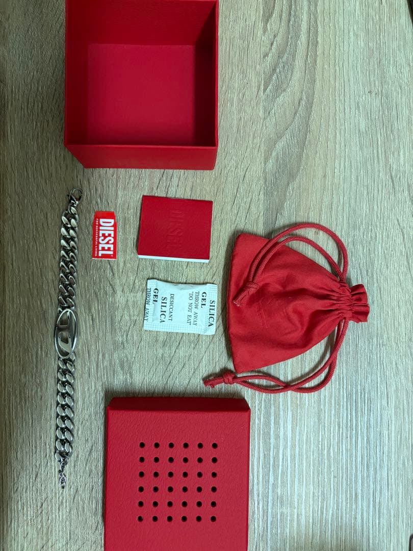 DIESEL ディーゼル ブレスレット シルバー DX1432