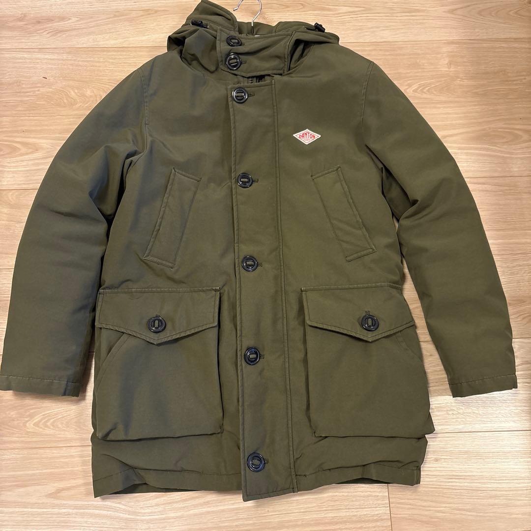 ダントン ダウンジャケット オリーブ カーキ