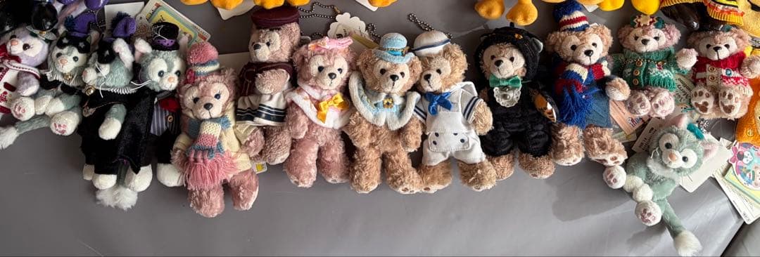 ダッフィー&フレンズ　ディズニー　ぬいぐるみバッジ　ぬいば　ダフフレ　まとめ売り