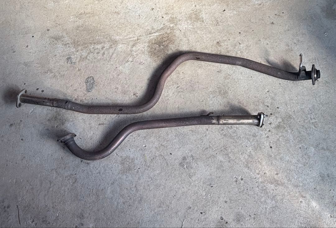 ホンダストリームRN6、8ワンオフ中間ストレートマフラー