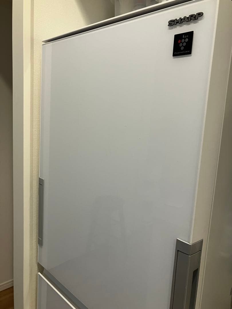 SHARP 冷蔵庫 SJ-GW36E-W 356L 両開き