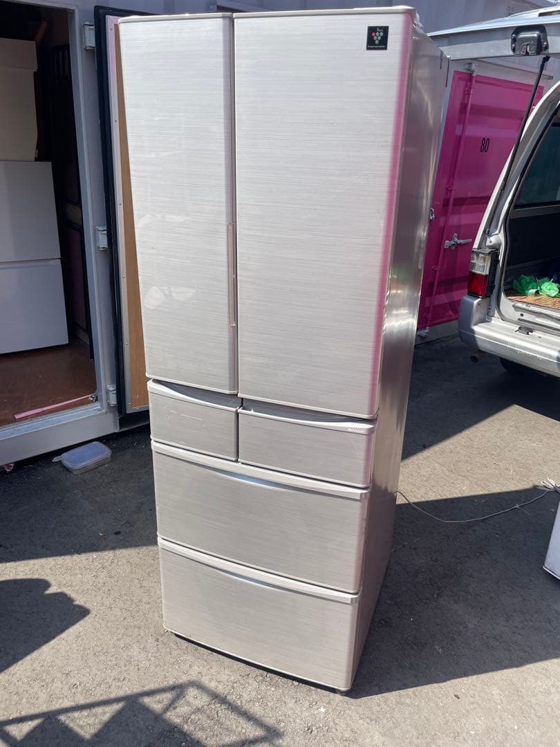 直接引き取り　シャープ　6ドア　冷蔵庫　455L　SJ-F462D 2018年