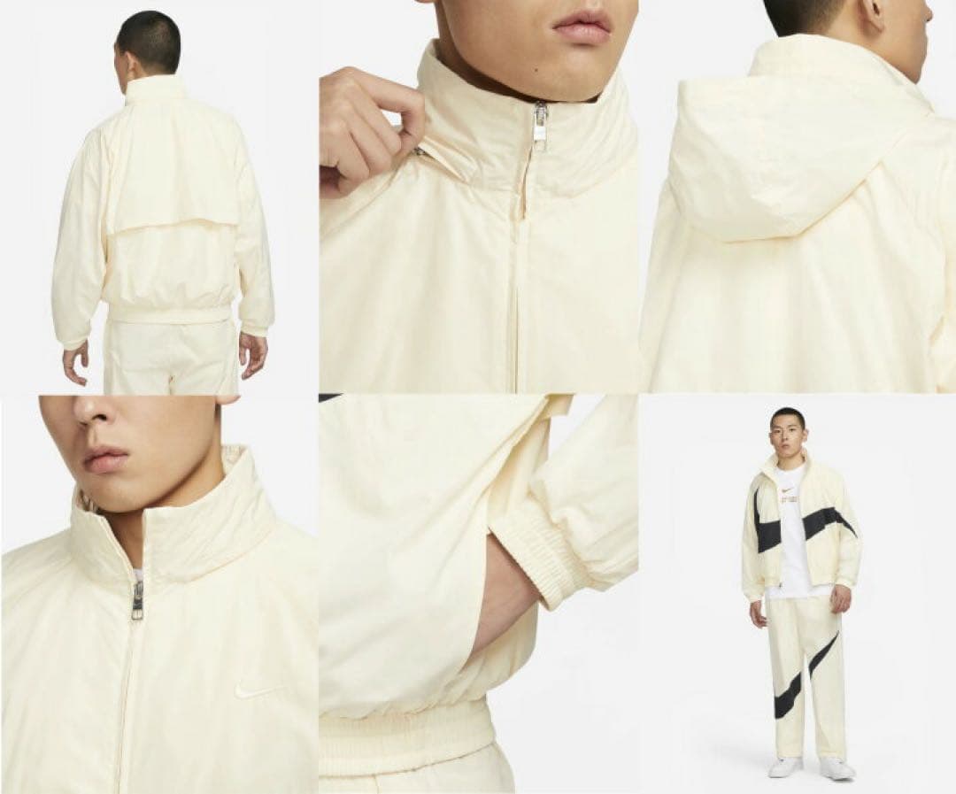 NIKE スウッシュ ウーブンジャケット パンツ セットアップ ジャージ M