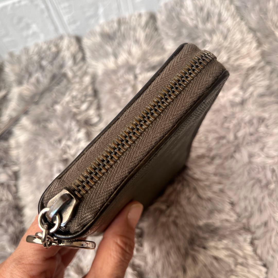 極美品✨グッチ GGメタリック　インプリメ　長財布　ラウンド　インターロッキング