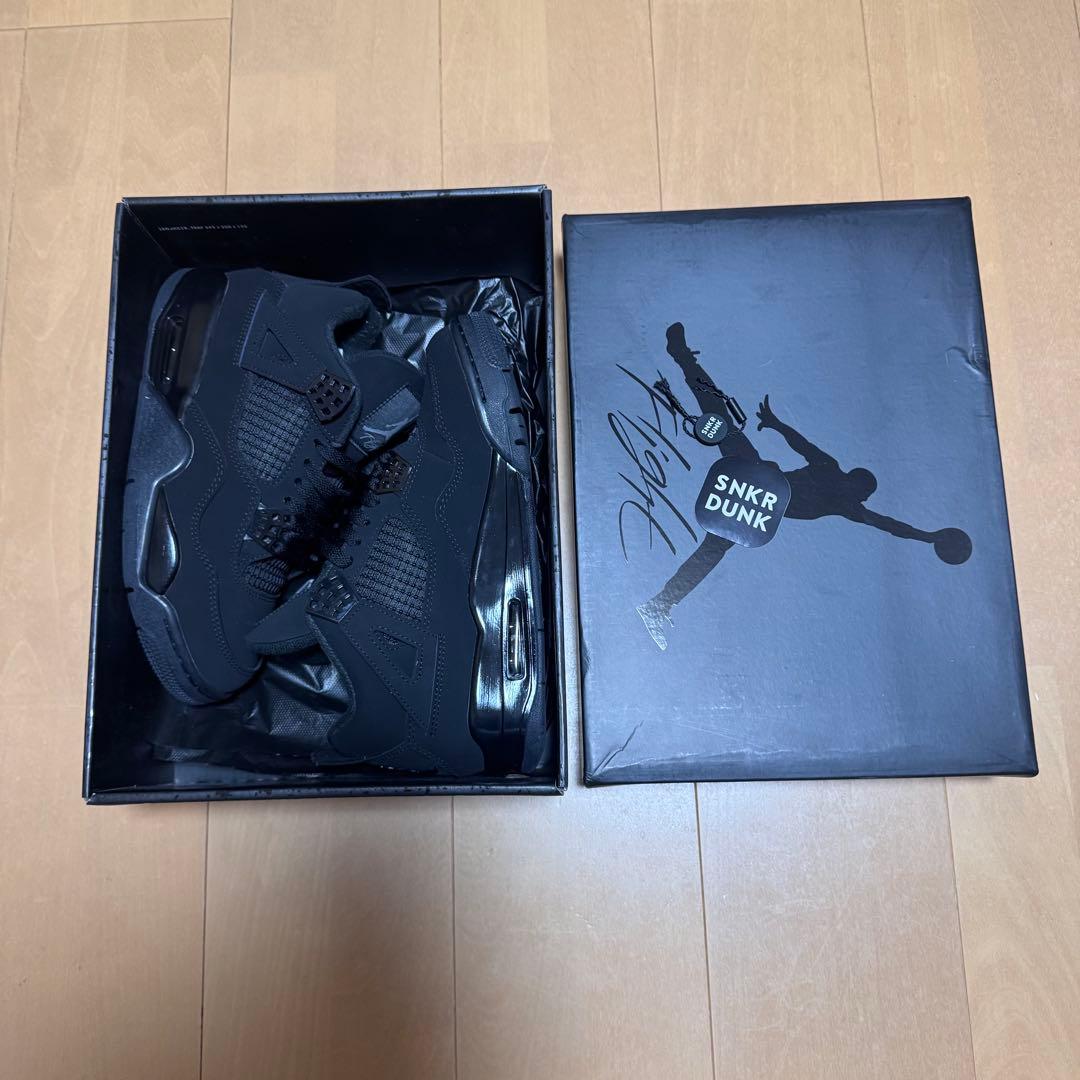 ナイキ エアジョーダン 4 ブラックキャット og 即日発送