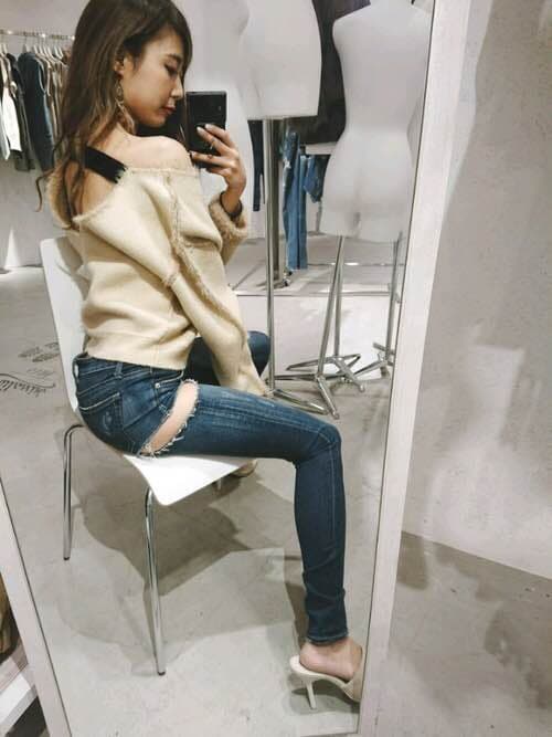 GYDA スキニーデニムパンツ