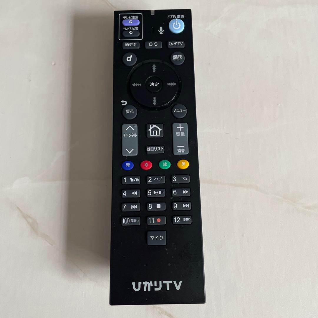ひかりTV チューナー ST-3400 リモコン付き