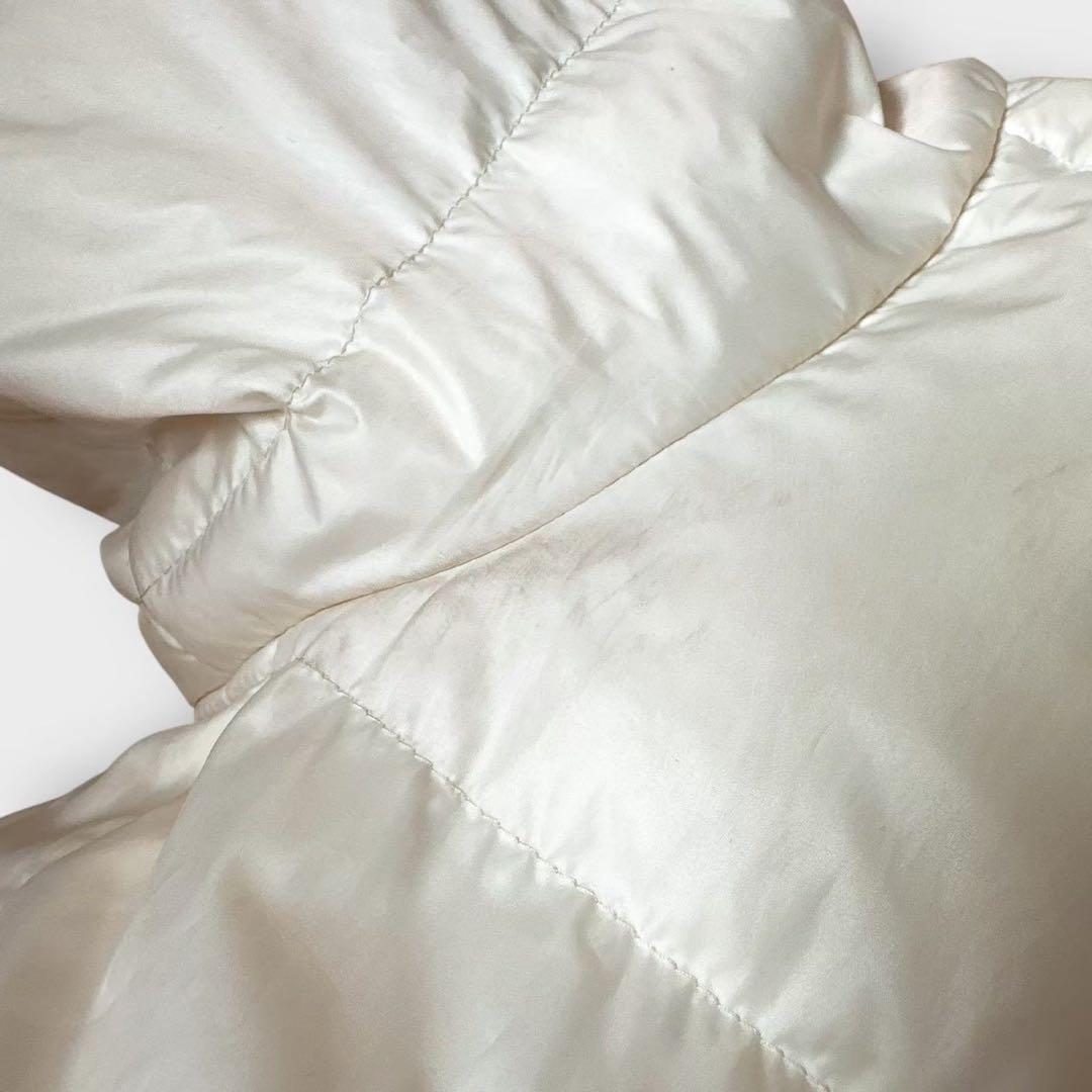 COACH コーチ ダウン ショート丈 ホワイト 総柄 ロゴ金具 M