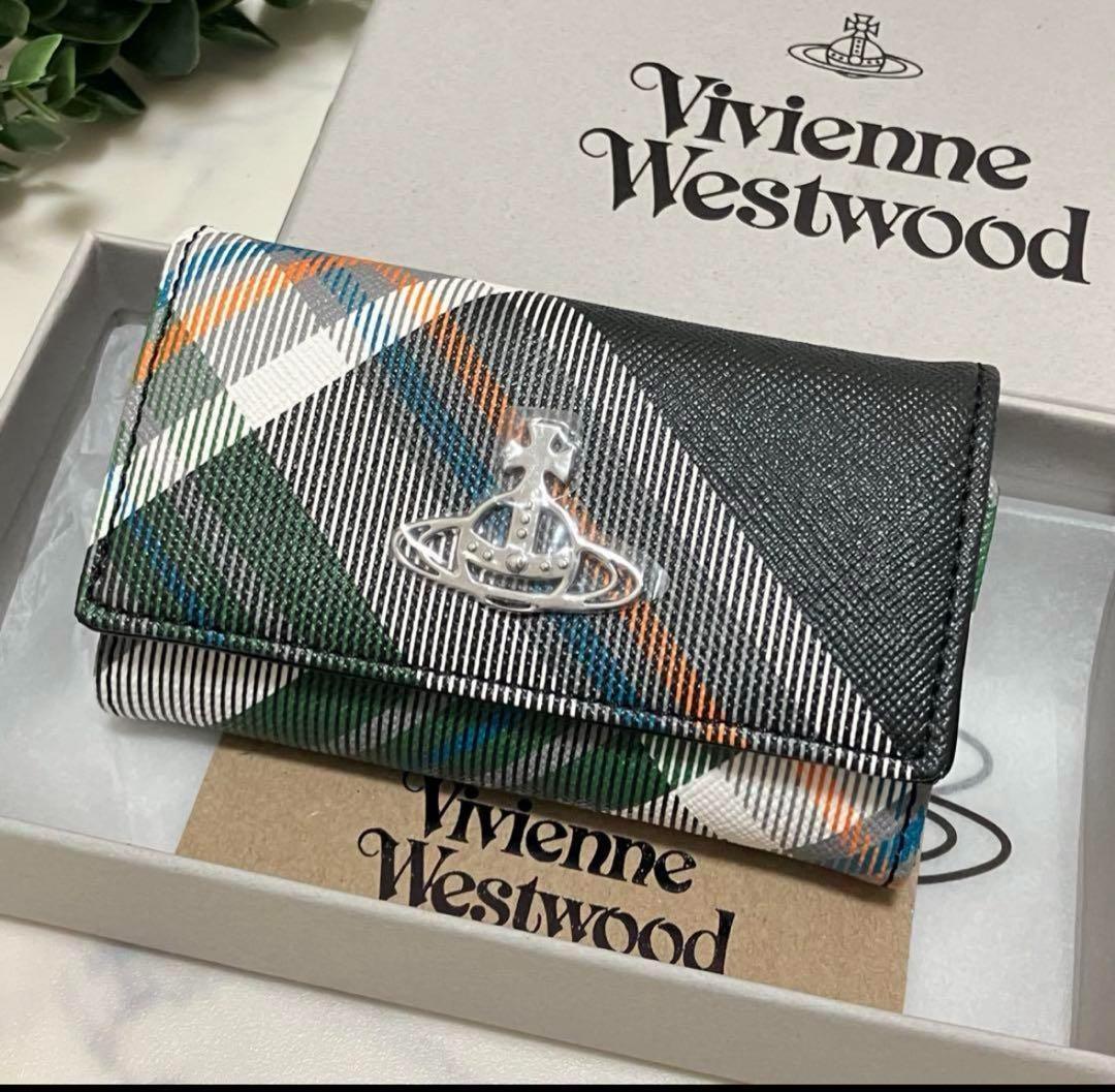 小物 Vivienne Westwood Derby Tartan Green