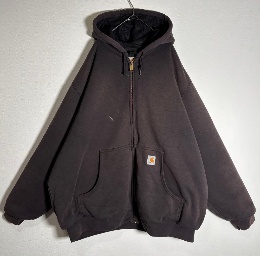 Carharttカーハート 裏サーマル　ダブルフェイス　ジップアップパーカー