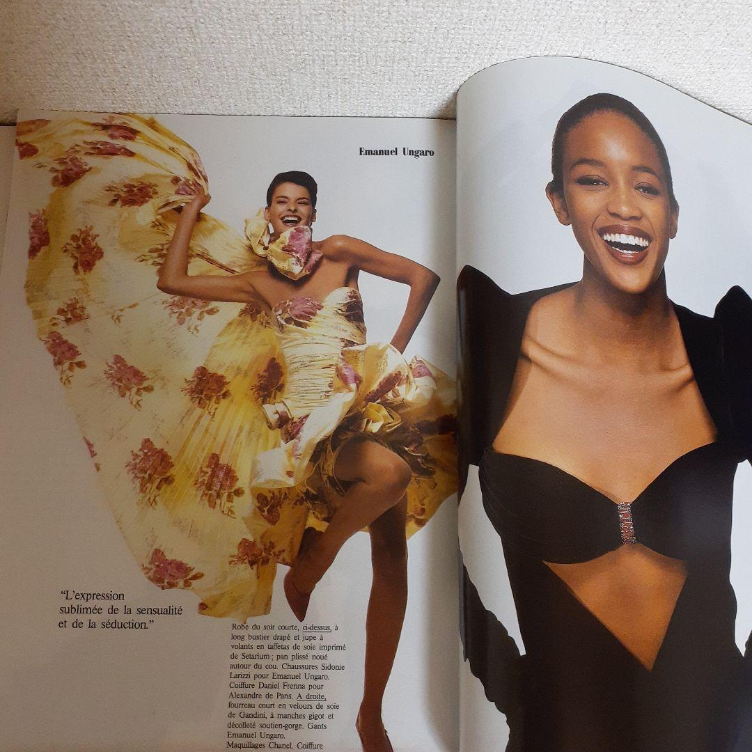 vogue paris1987 スーパーモデル LINDA 小冊子広告付き