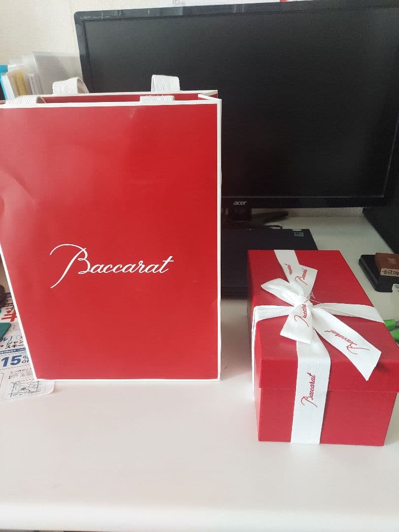 バカラグラスISETAN購入