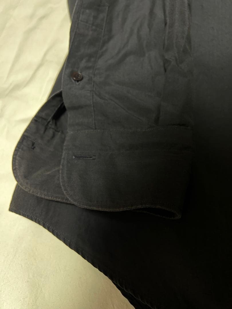 COMOLI コモリシャツ　ネイビーサイズ4