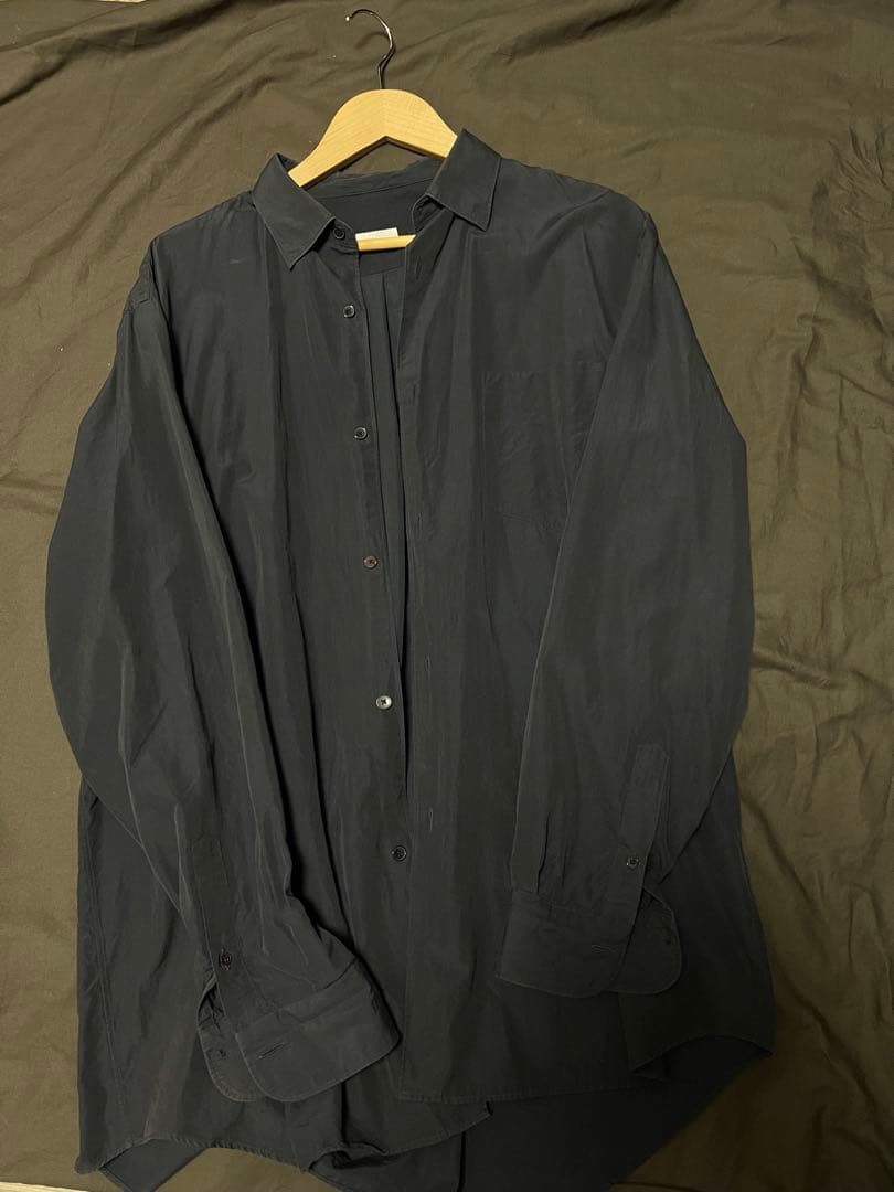 COMOLI コモリシャツ　ネイビーサイズ4